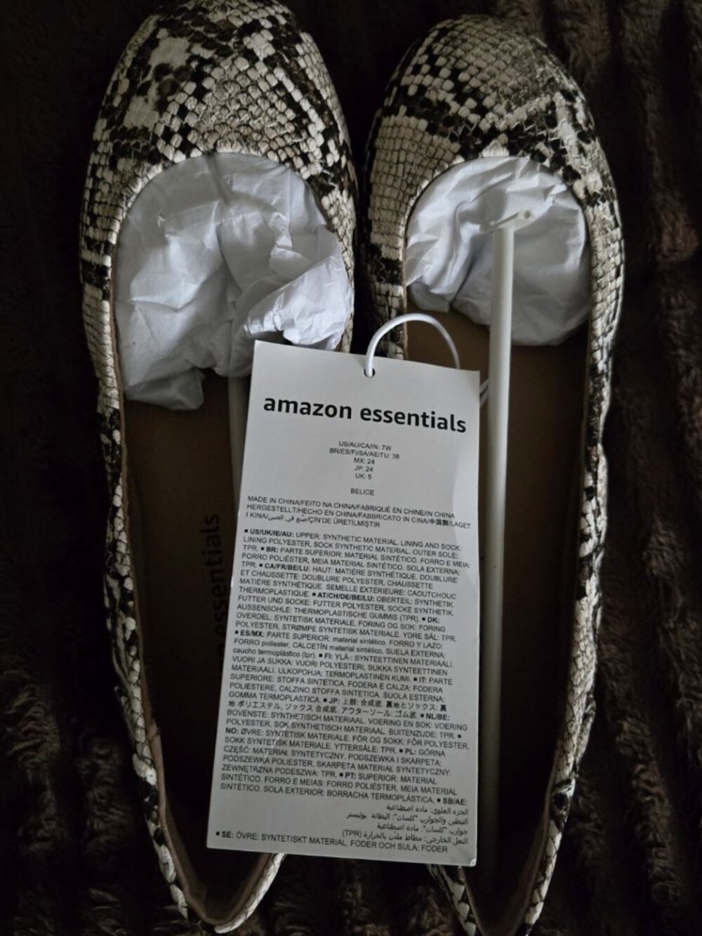 Flats/Aazon Essentials/7/Black, White, Grey